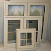 Selection of window frames with factory finish